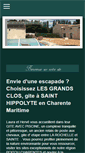 Mobile Screenshot of lesgrandsclos.fr